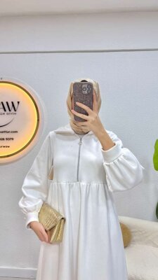 1 AL 1 BEDAVA - 3 İplik Fermuarlı Elbise - 13