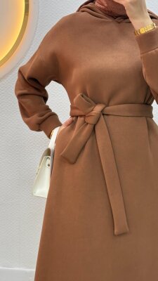 1 AL 1 BEDAVA - 3 İplik Kapüşonlu Elbise - 15