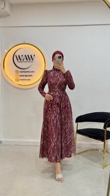 Fırsat Ürünü - Adalya Abiye - Kemersiz - Waw Tesettür