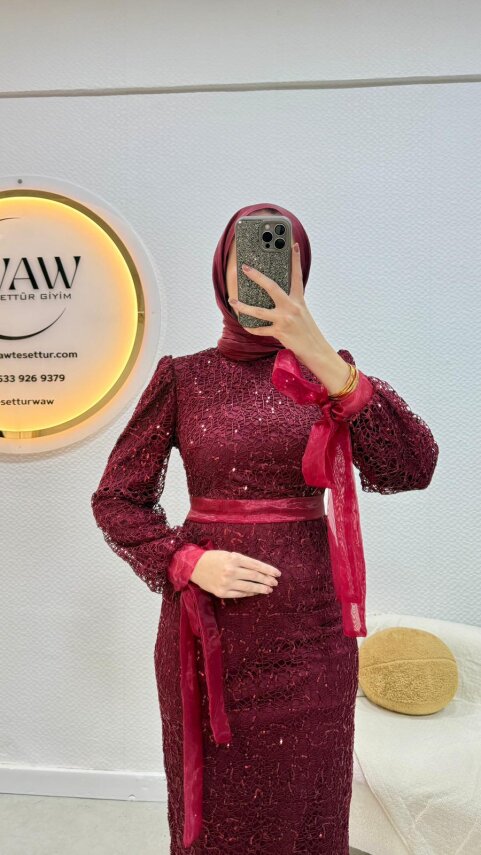 1 AL 1 BEDAVA - Afrodit Elbise - 7