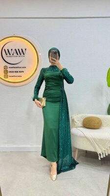 Ahu Abiye - Özel Renk - Waw Tesettür