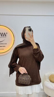 Altı Piliseli Taşlı Tunik - 2