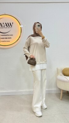 Altı Piliseli Taşlı Tunik - 5