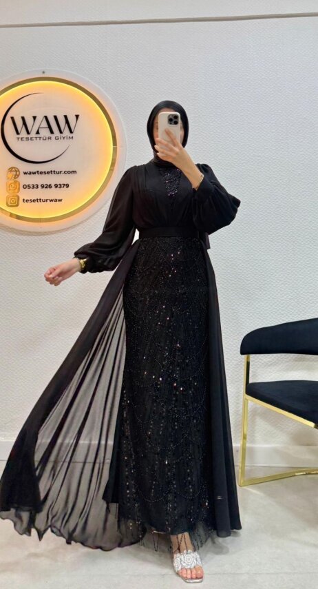 Amine Abiye - Kemersiz - 1