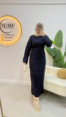 Anjurlu Triko Elbise - 12