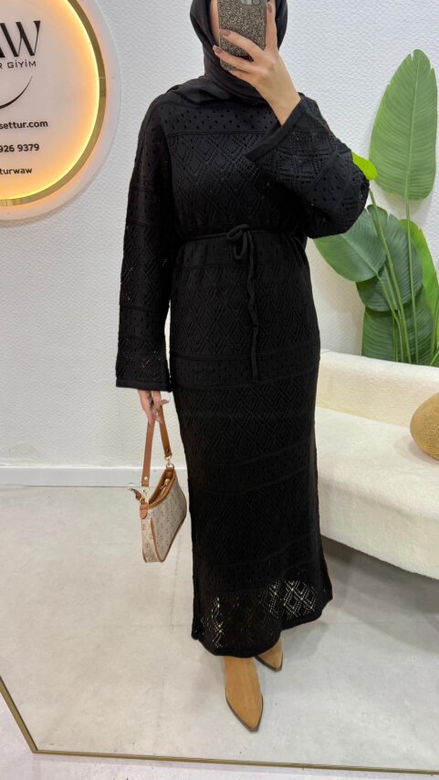 Anjurlu Triko Elbise - 5