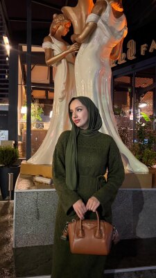 Anjurlu Triko Elbise - 3