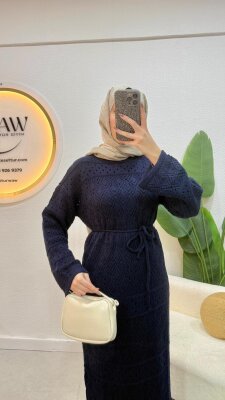 Anjurlu Triko Elbise - 10