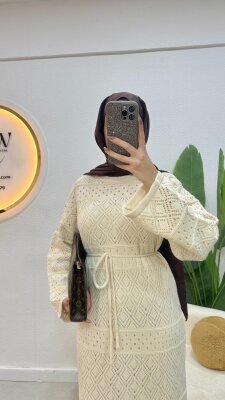 Anjurlu Triko Elbise - 15