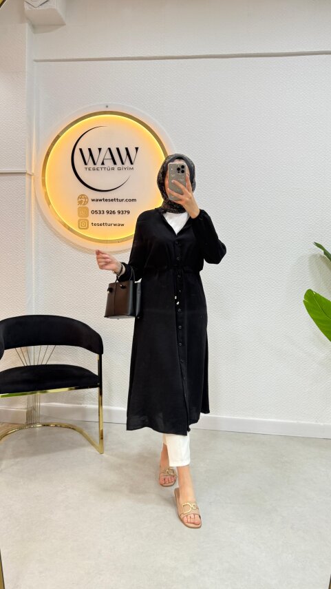 Aralık İndirimi - Belden Bağlamalı Kap - 1