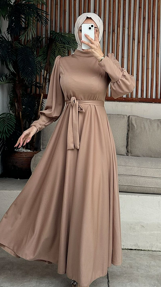 Aralık İndirimi - Dilek Elbise - Kemersiz - 1