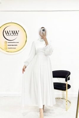 Aralık İndirimi - Peyker Abiye - Lekeli - Waw Tesettür