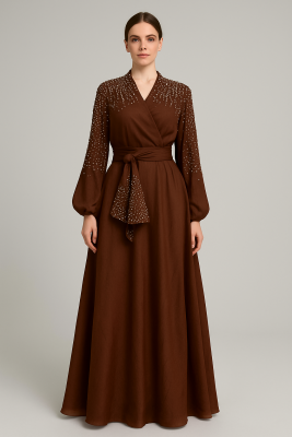 Aralık İndirimi - Rabia Elbise - Waw Tesettür