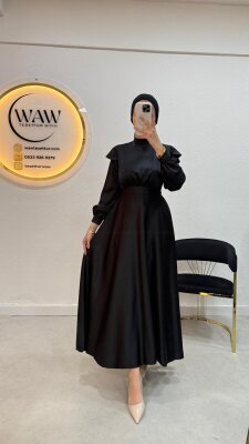 Aralık İndirimi - Trend Elbise - Kemersiz - Waw Tesettür