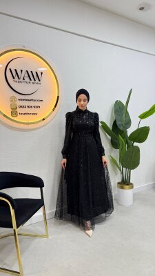 1 AL 1 BEDAVA - Aura Elbise - Waw Tesettür