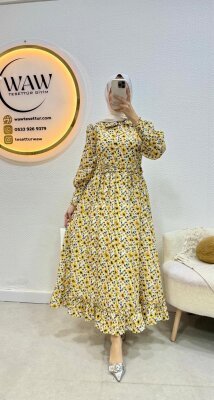 Ayçiçeği Elbise - 5