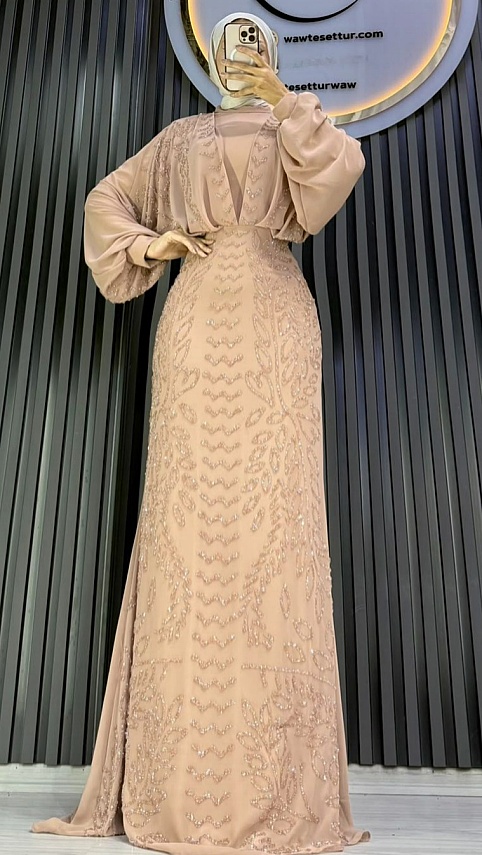 Ayşil Abiye - Waw Tesettür