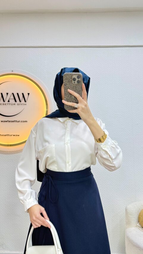 Bağlama Detaylı Etek - 2