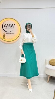 Bağlama Detaylı Etek - 7