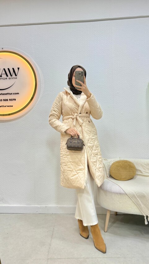 Baklava Desenli Mont - 4