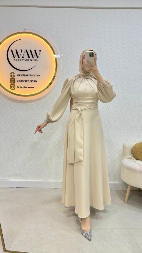 1 AL 1 BEDAVA - Begonvil Elbise - 2