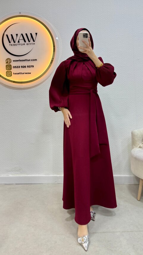 1 AL 1 BEDAVA - Begonvil Elbise - 12