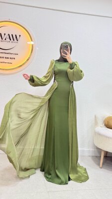 1 AL 1 BEDAVA - Bianca Abiye Elbise - Waw Tesettür