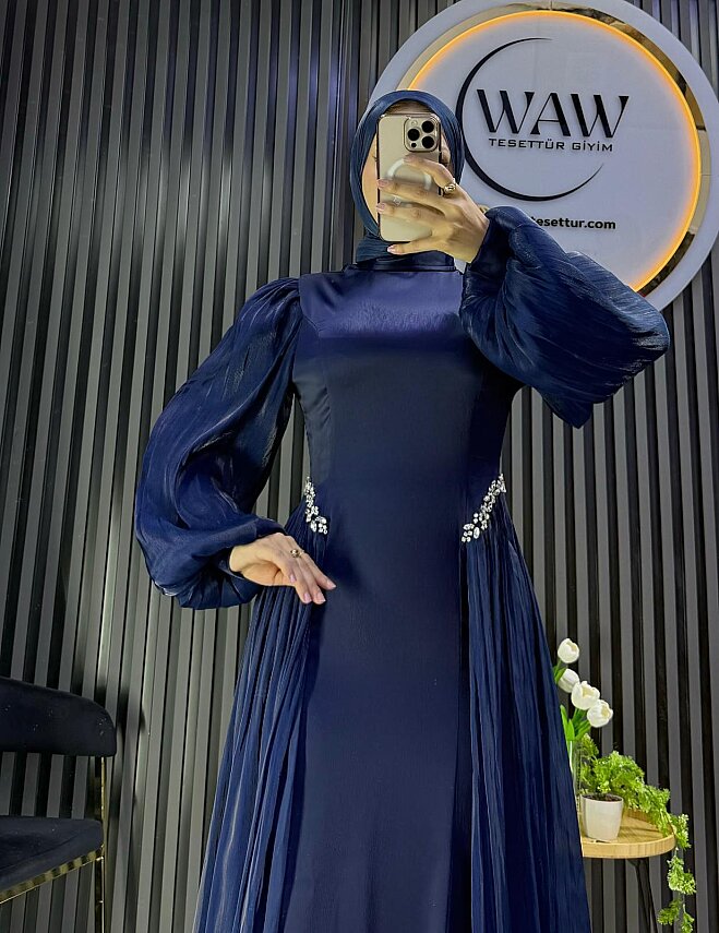 1 AL 1 BEDAVA - Bianca Abiye Elbise - 9