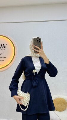 Broşlu Takım - Şal Hediyeli - 2