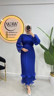 Bukre Elbise - Şal Hediyeli - Waw Tesettür