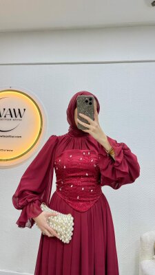 1 AL 1 BEDAVA - Büstiyerli Abiye - 8