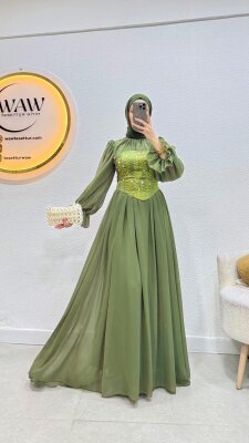 Büstiyerli Abiye - 6