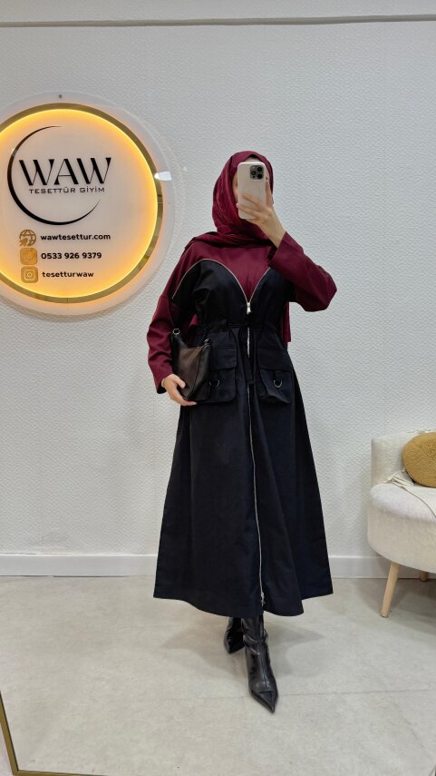 1 AL 1 BEDAVA - Çağla Elbise - 3