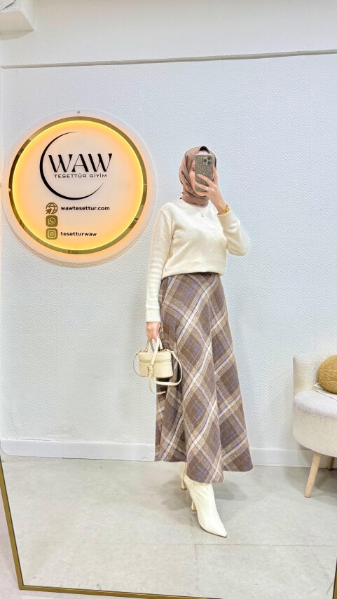 Cepli Ekose Etek - 10