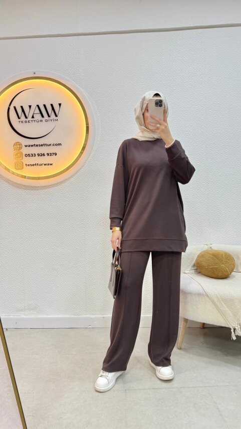 1 AL 1 BEDAVA - Çıt Çıtlı Takım - Şal Hediyeli - 8