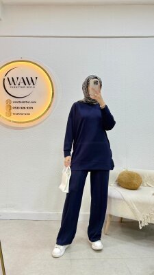 Çıt Çıtlı Takım - Şal Hediyeli - Waw Tesettür