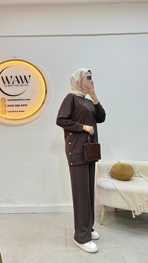 Çıt Çıtlı Takım - Şal Hediyeli - 7