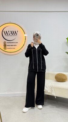 1 AL 1 BEDAVA - Çizgili Eşofman Takımı - 3