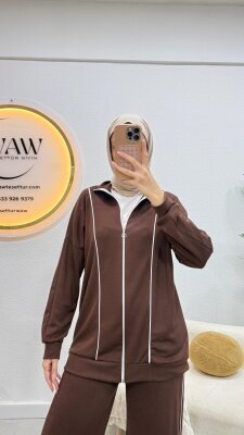 1 AL 1 BEDAVA - Çizgili Eşofman Takımı - 7