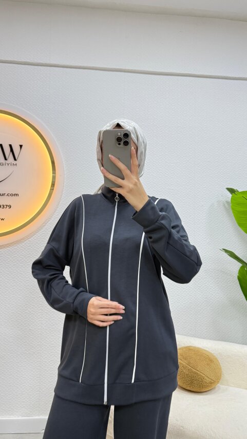 Çizgili Eşofman Takımı - 5