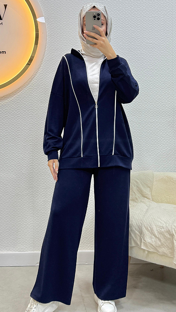 Çizgili Eşofman Takımı - 1