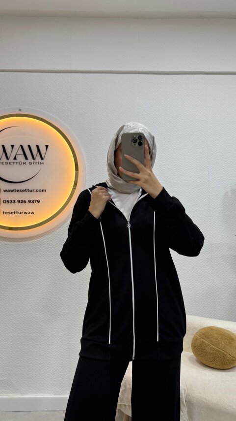 Çizgili Eşofman Takımı - 4