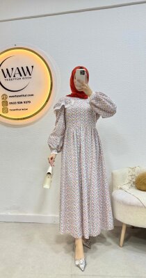 1 AL 1 BEDAVA - Dantel Detaylı Elbise - 5