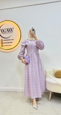 1 AL 1 BEDAVA - Dantel Detaylı Elbise - 2