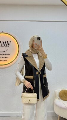 1 AL 1 BEDAVA - Deri Yelek - 2