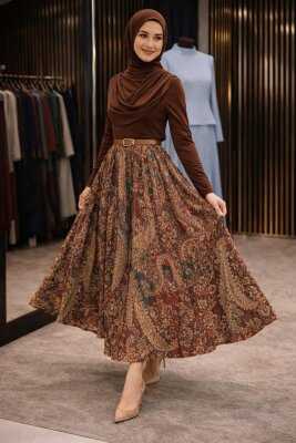 1 AL 1 BEDAVA - Desenli Etekli Takım - 6