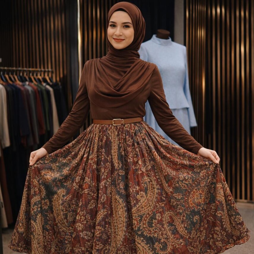 1 AL 1 BEDAVA - Desenli Etekli Takım - 7