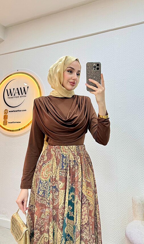 Desenli Etekli Takım - 6