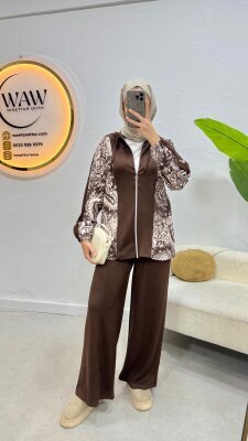 Desenli Takım - MGZ - Waw Tesettür