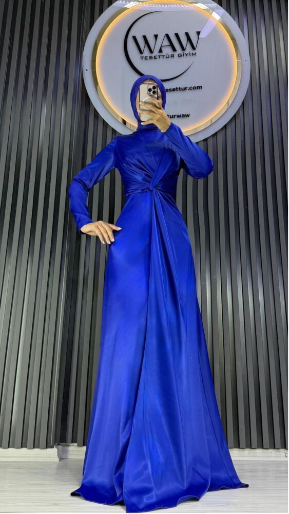 Drape Detaylı Abiye - 10